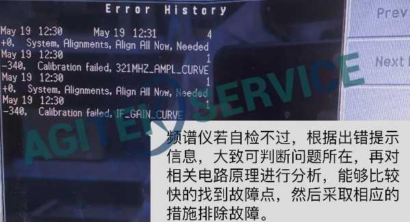 频谱仪维修方法