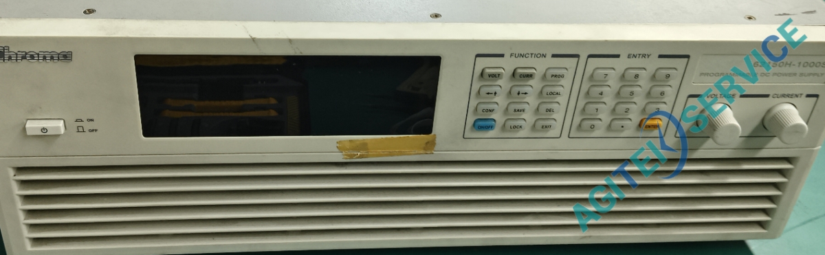 致茂电子62150H-1000S电源上电开机风扇转，前面板不显示维修案例