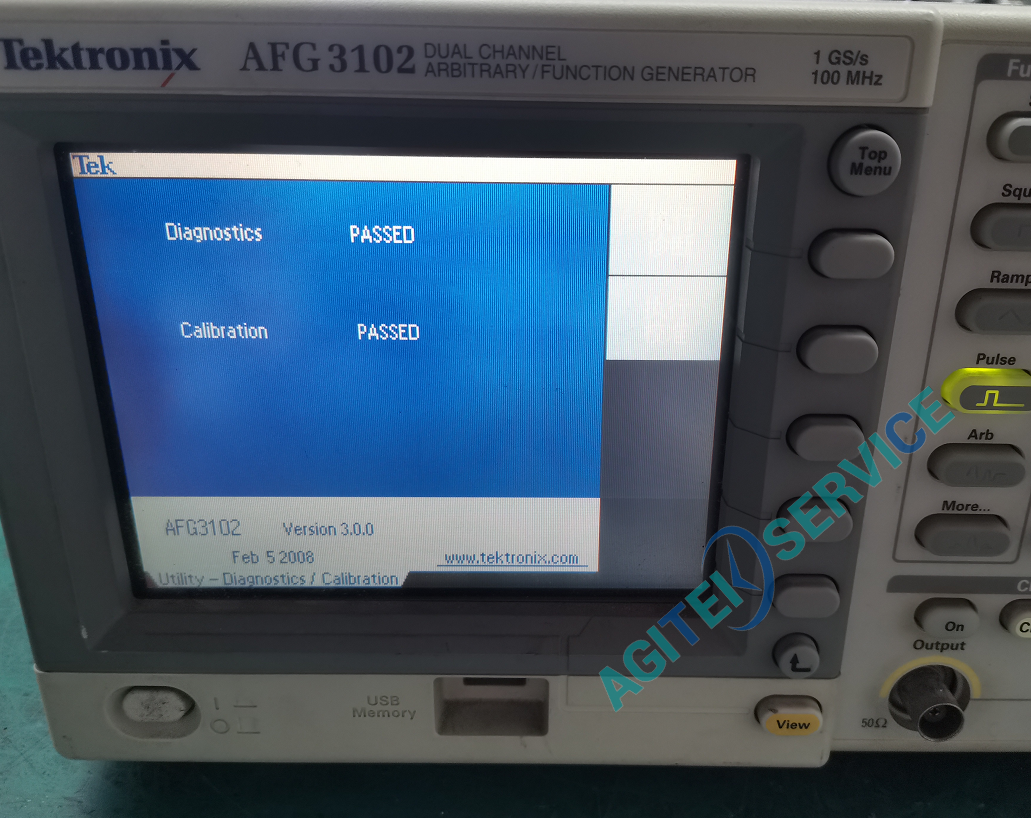 泰克AFG3102信号发生器开关键失灵维修