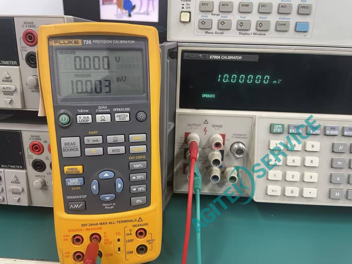 Fluke福禄克726过程校验仪不开机维修案例