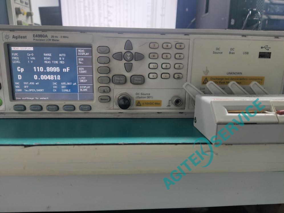 安捷伦E4980A LCR表开机报错维修