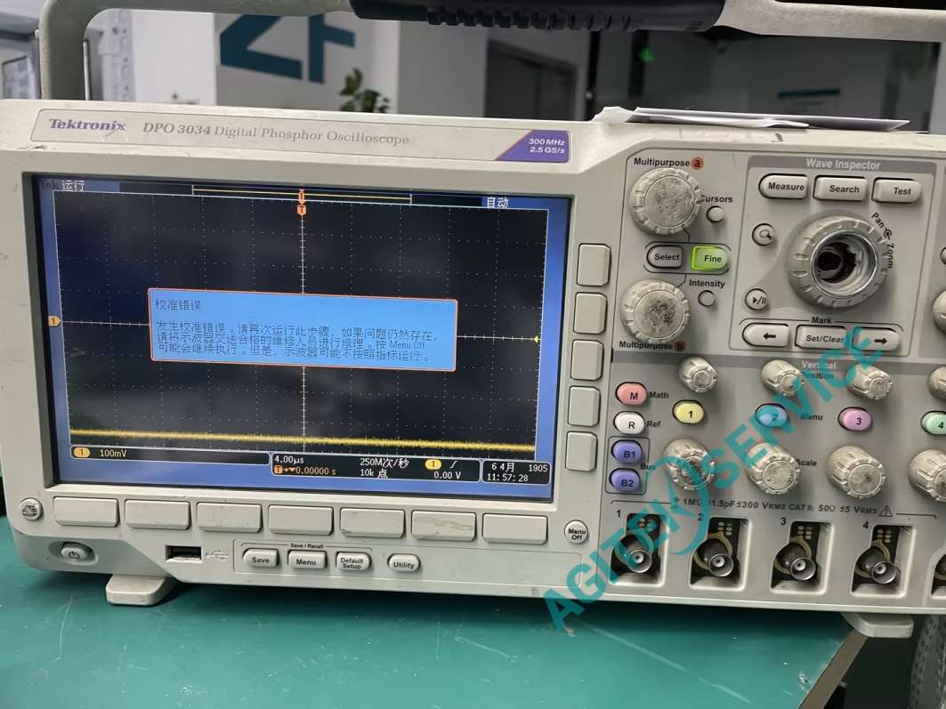 泰克DPO3034示波器通道故障维修