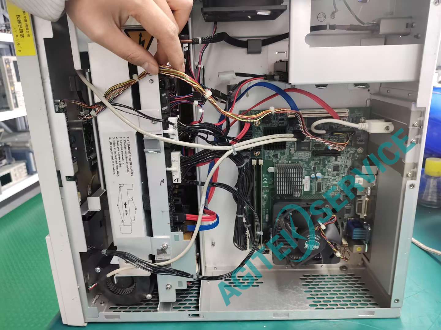 安捷伦DSO-X 91604A示波器开机报错维修