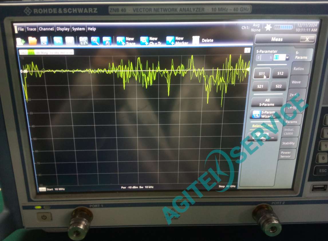 R&S罗德与施瓦茨ZNB40网络分析仪P1端口源坏了维修案例
