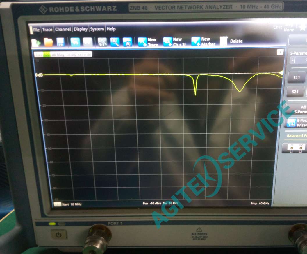 罗德与施瓦茨ZNB40网络分析仪P1端口源坏了维修