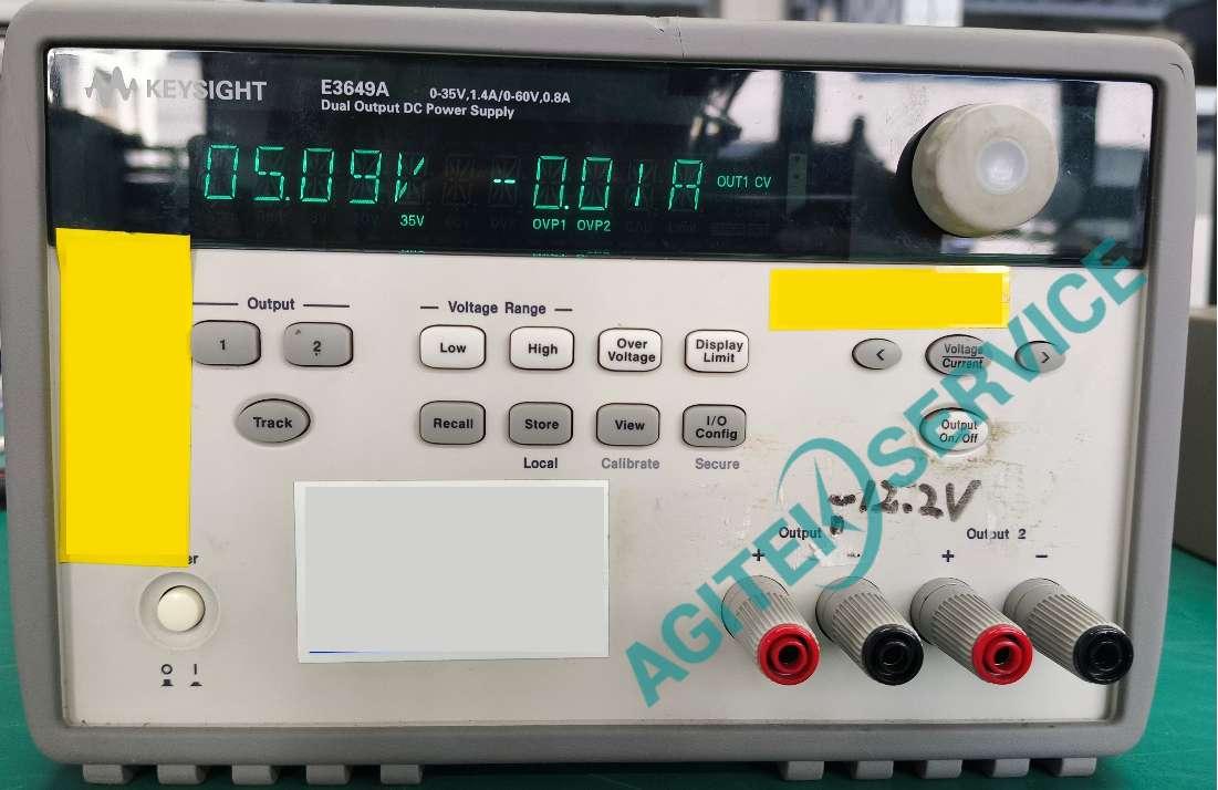 是德科技E3649A直流电源通道一显示电压跳变