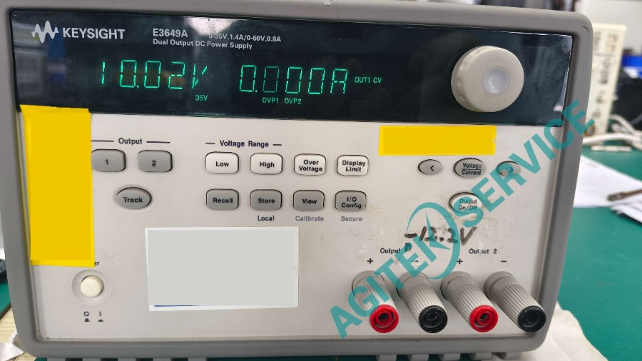 是德科技E3649A直流电源通道一显示电压跳变