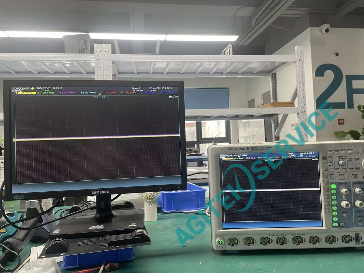 横河DLM4038示波器VGA接口没有显示维修