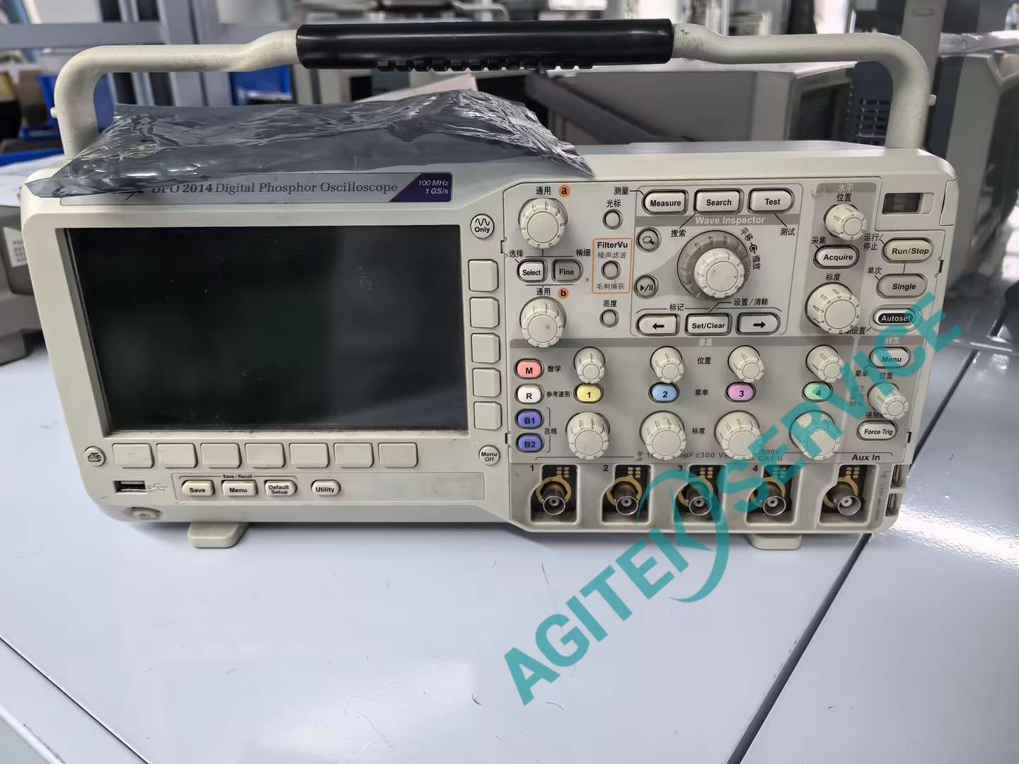 Tektronix泰克DPO2014示波器波形线不显示维修案例