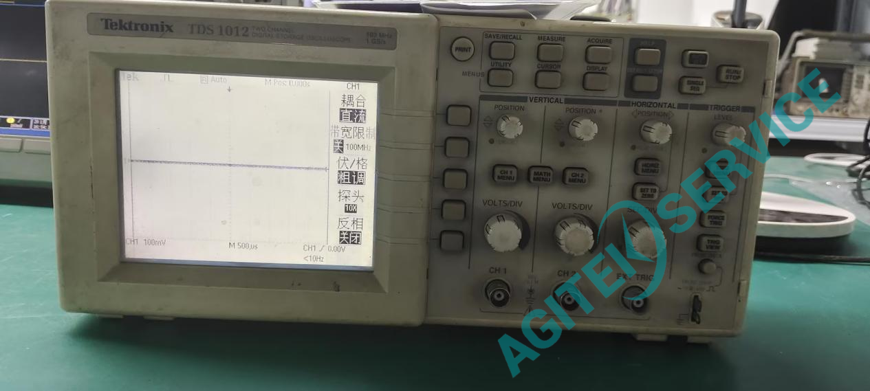 泰克示波器TDS1012开机白屏维修