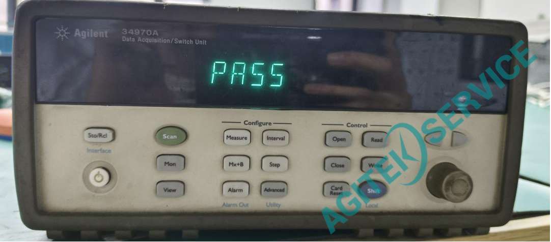 安捷伦数据采集器34970A开机报错625维修