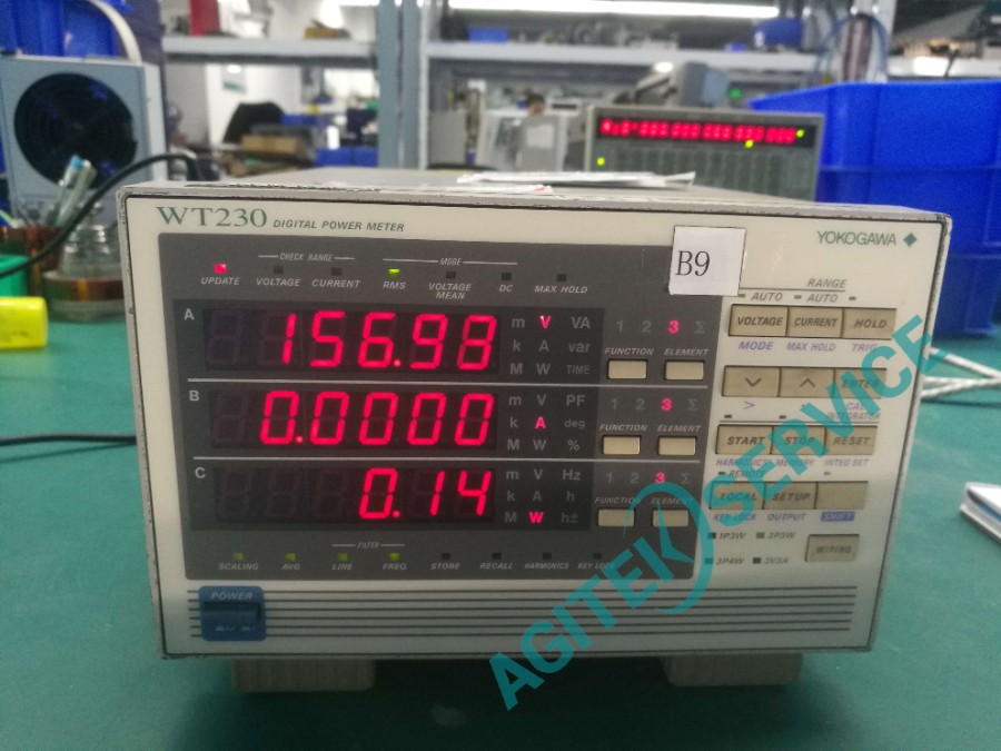 YOKOGAWA横河WT230功率计测量数值异常维修案例