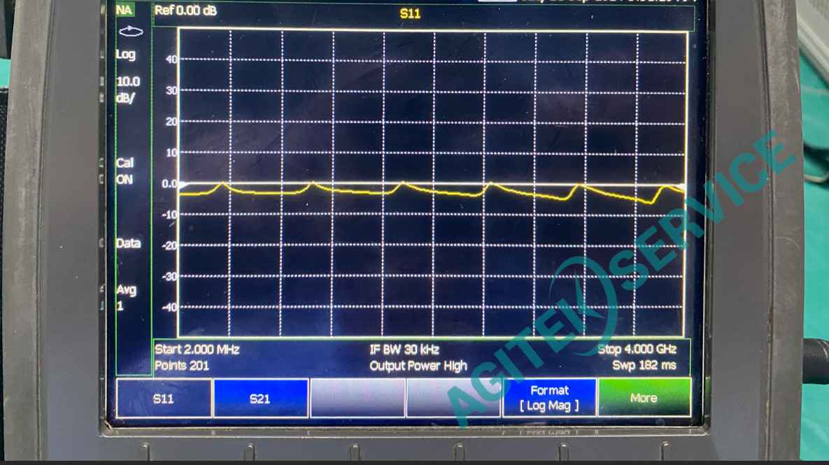 是德科技N9914A射频分析仪迹线异常维修