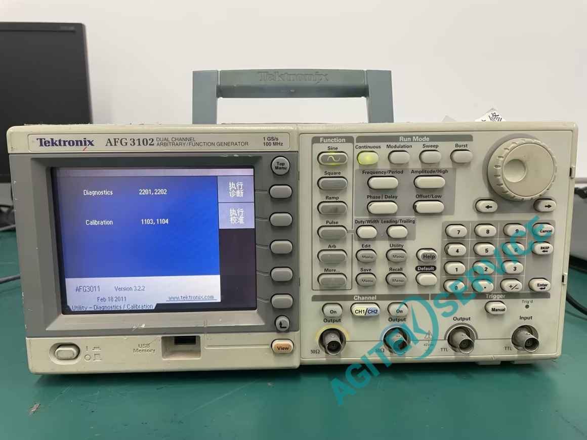 泰克AFG3102信号发生器仪器开机维修