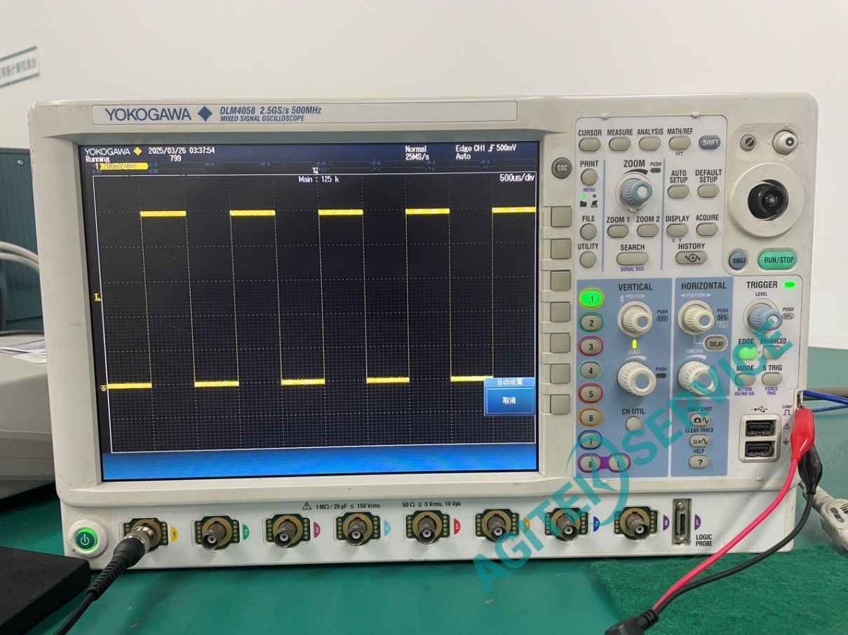 横河DLM4058示波器无法开机维修案例